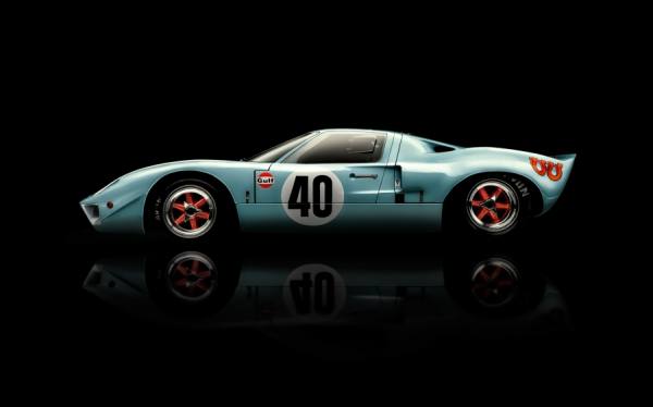 Photograph Blair Bunting Ford Gt40 on One Eyeland